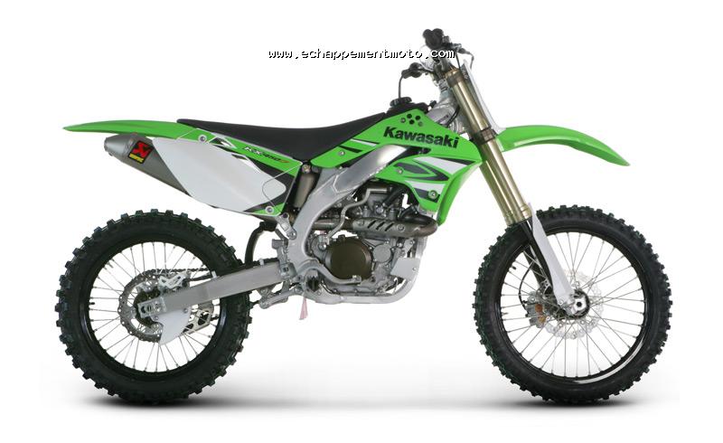 ECHAPPEMENT MOTO AKRAPOVIC SLIP-ON EXHAUST SYSTEM KAWASAKI KX 450 F (2008)